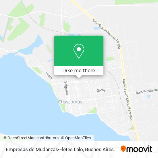 Empresas de Mudanzas-Fletes Lalo map