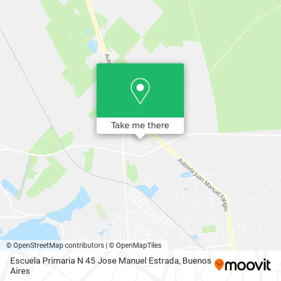 Mapa de Escuela Primaria N 45 Jose Manuel Estrada