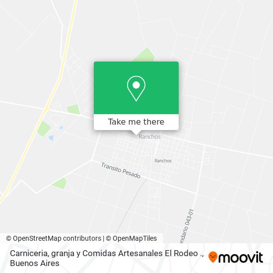 Carniceria, granja y Comidas Artesanales El Rodeo . map