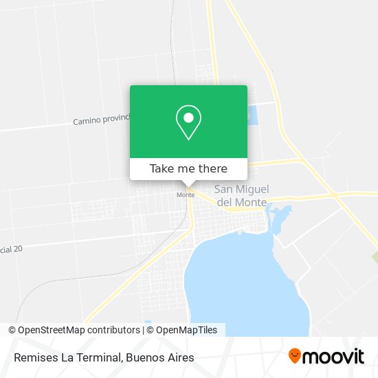 Mapa de Remises La Terminal