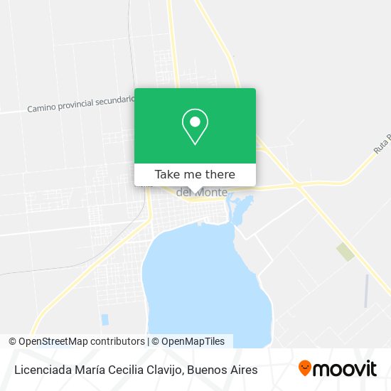 Mapa de Licenciada María Cecilia Clavijo