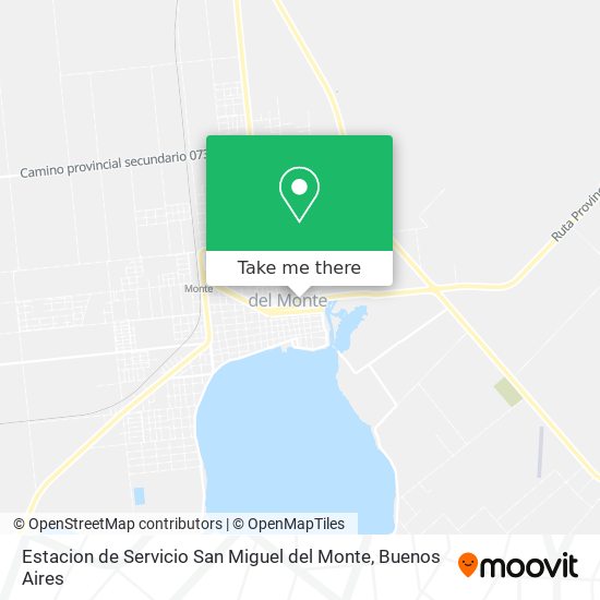 Estacion de Servicio San Miguel del Monte map