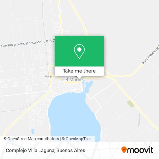 Mapa de Complejo Villa Laguna