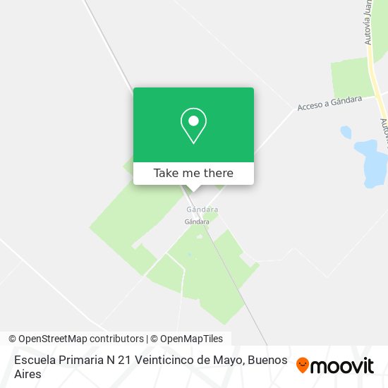 Escuela Primaria N 21 Veinticinco de Mayo map