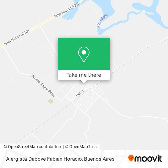 Mapa de Alergista-Dabove Fabian Horacio