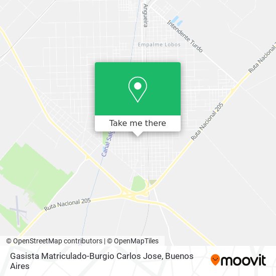 Gasista Matriculado-Burgio Carlos Jose map