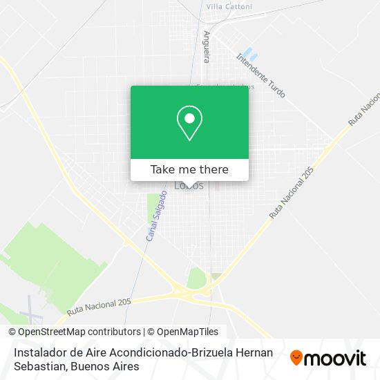 Instalador de Aire Acondicionado-Brizuela Hernan Sebastian map