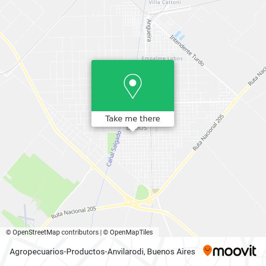 Agropecuarios-Productos-Anvilarodi map