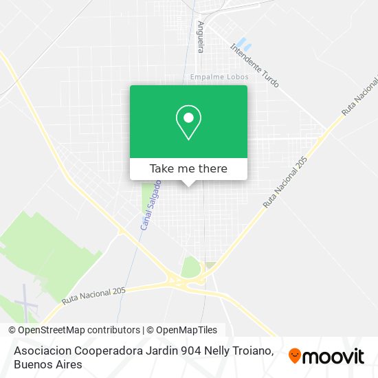 Mapa de Asociacion Cooperadora Jardin 904 Nelly Troiano