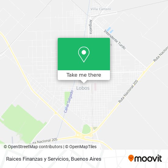 Raices Finanzas y Servicios map