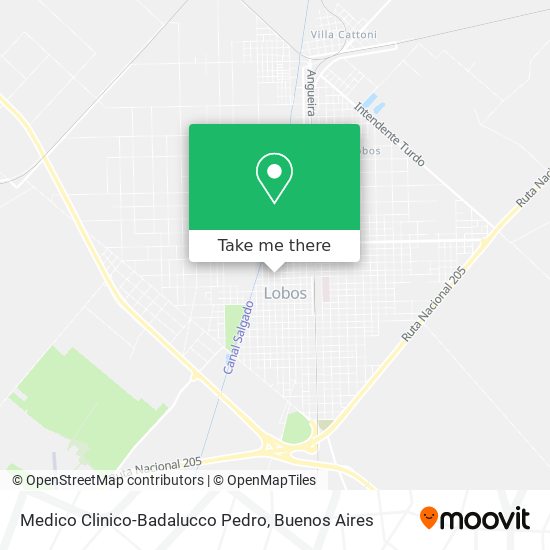 Medico Clinico-Badalucco Pedro map