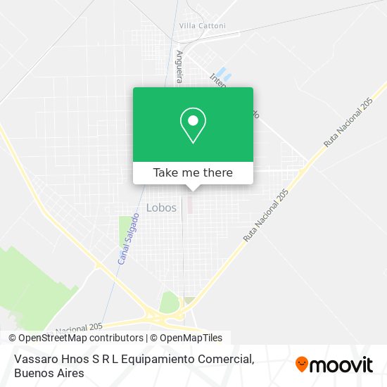 Vassaro Hnos S R L Equipamiento Comercial map