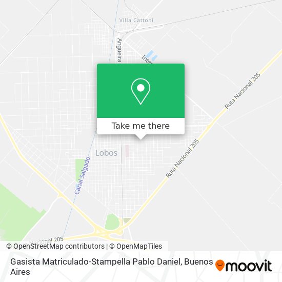Mapa de Gasista Matriculado-Stampella Pablo Daniel