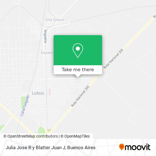 Mapa de Julia Jose R y Blatter Juan J