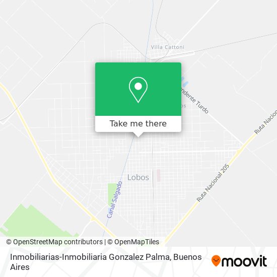 Mapa de Inmobiliarias-Inmobiliaria Gonzalez Palma