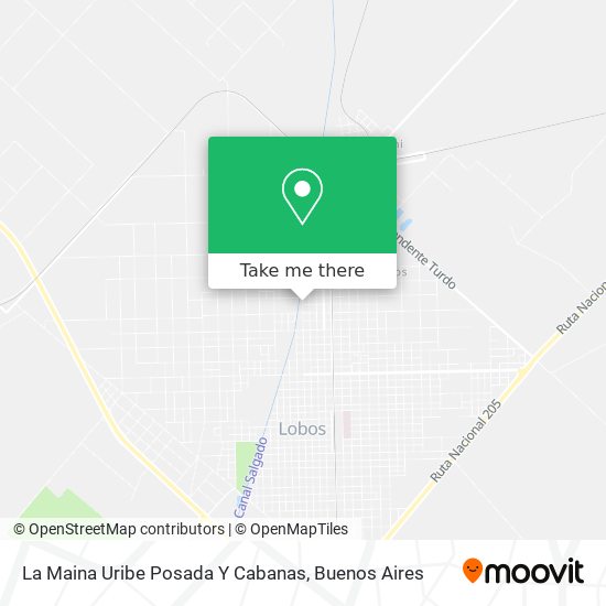 La Maina Uribe Posada Y Cabanas map