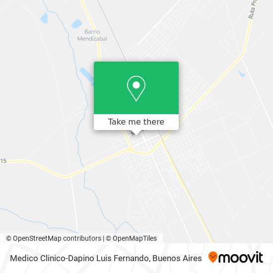 Medico Clinico-Dapino Luis Fernando map