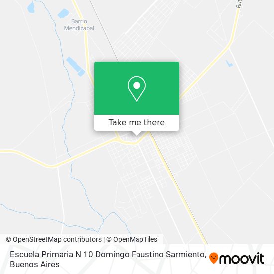 Escuela Primaria N 10 Domingo Faustino Sarmiento map