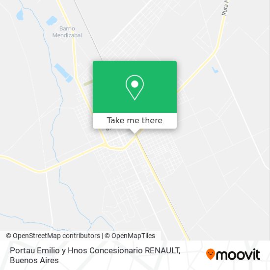 Portau Emilio y Hnos Concesionario RENAULT map