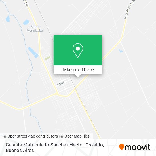 Gasista Matriculado-Sanchez Hector Osvaldo map
