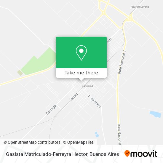 Mapa de Gasista Matriculado-Ferreyra Hector