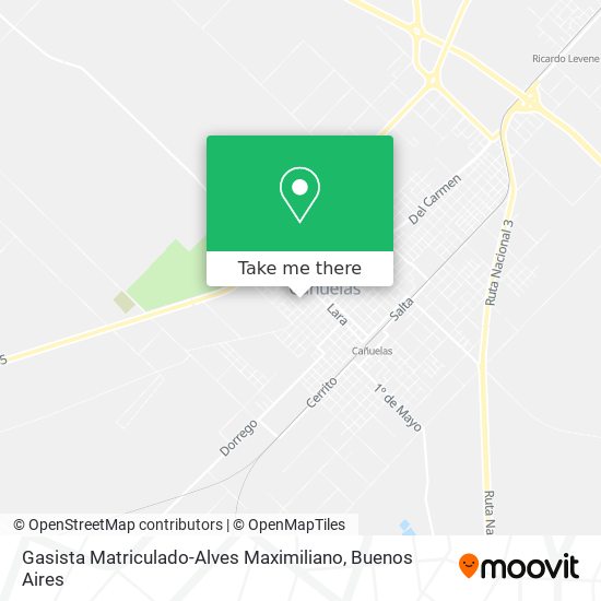 Gasista Matriculado-Alves Maximiliano map