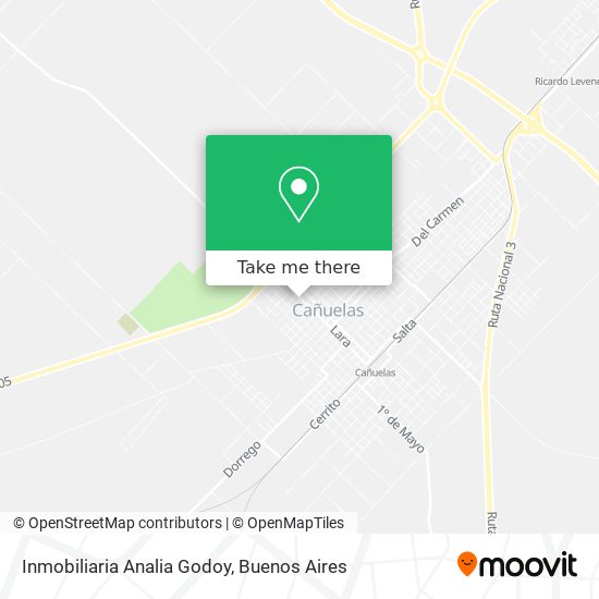 Inmobiliaria Analia Godoy map
