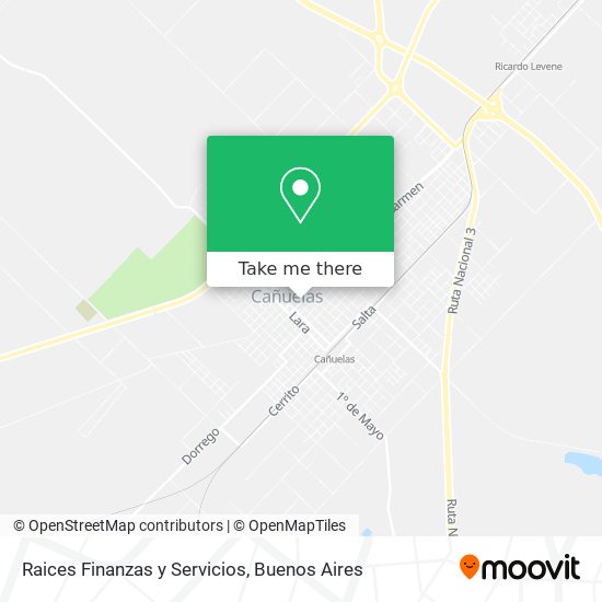 Raices Finanzas y Servicios map