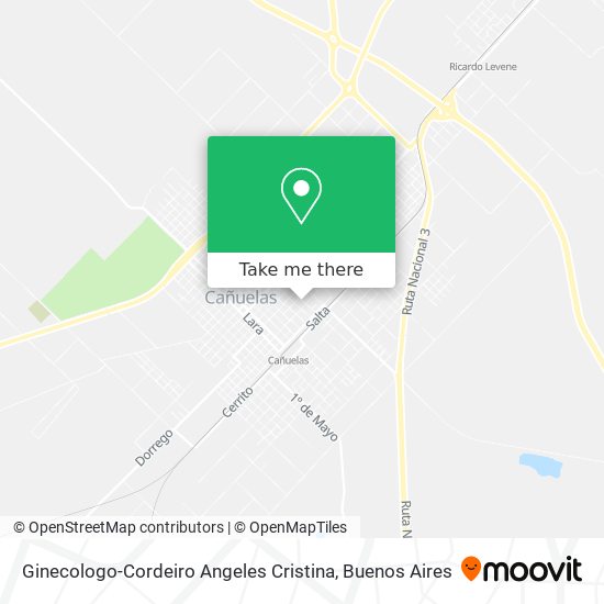 Mapa de Ginecologo-Cordeiro Angeles Cristina