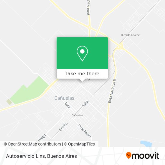 Autoservicio Lins map