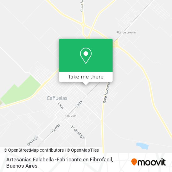 Artesanias Falabella -Fabricante en Fibrofacil map