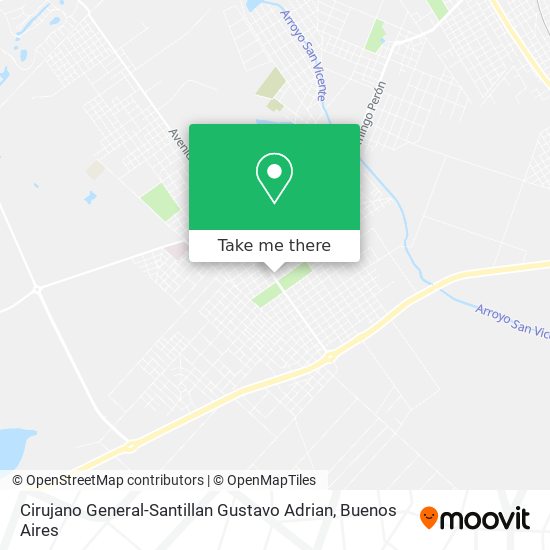 Mapa de Cirujano General-Santillan Gustavo Adrian
