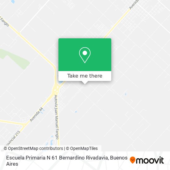 Escuela Primaria N 61 Bernardino Rivadavia map