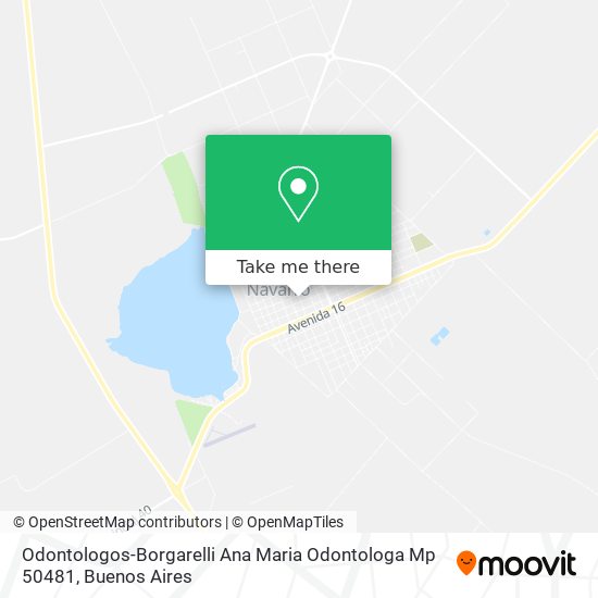 Odontologos-Borgarelli Ana Maria Odontologa Mp 50481 map