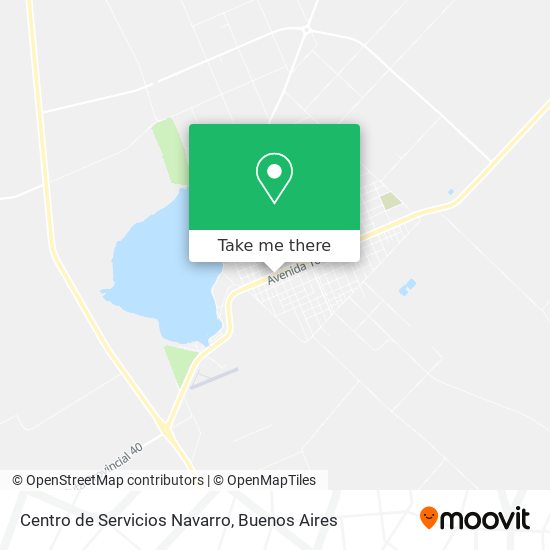 Centro de Servicios Navarro map