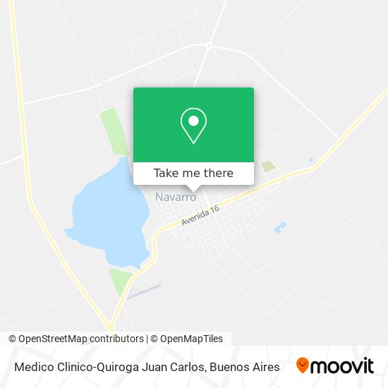 Medico Clinico-Quiroga Juan Carlos map