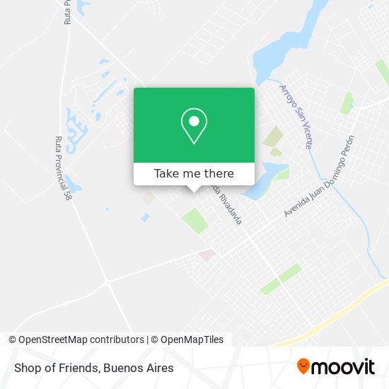 Shop of Friends map