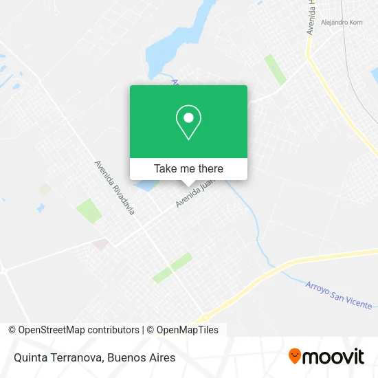 Mapa de Quinta Terranova