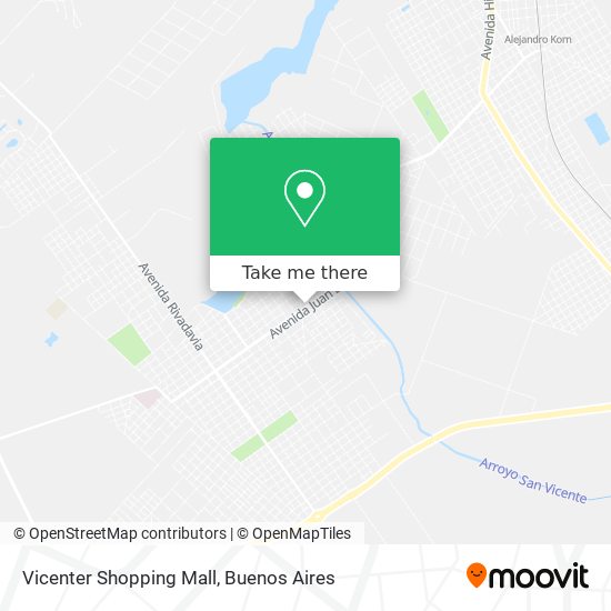 Mapa de Vicenter Shopping Mall