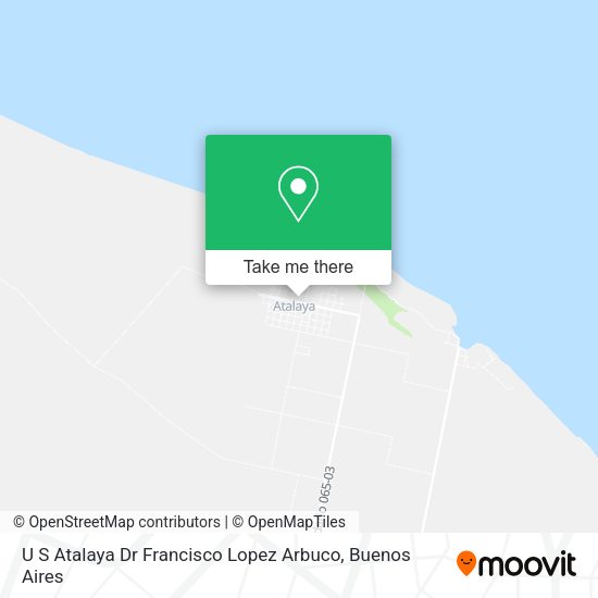 Mapa de U S Atalaya Dr Francisco Lopez Arbuco