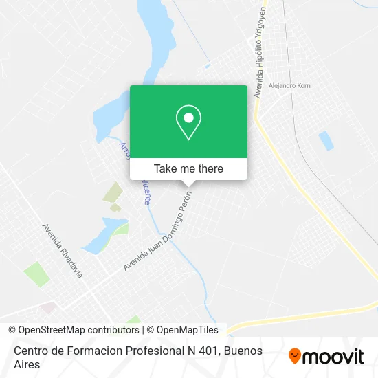 Centro de Formacion Profesional N 401 map
