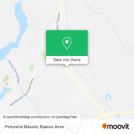 Mapa de Pintureria Massini
