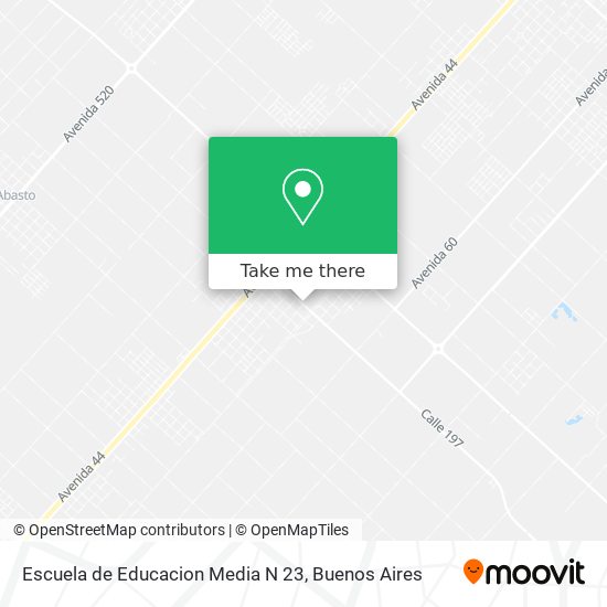 Mapa de Escuela de Educacion Media N 23