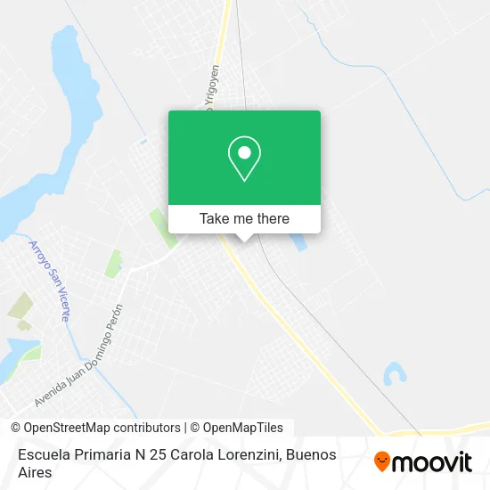 Escuela Primaria N 25 Carola Lorenzini map