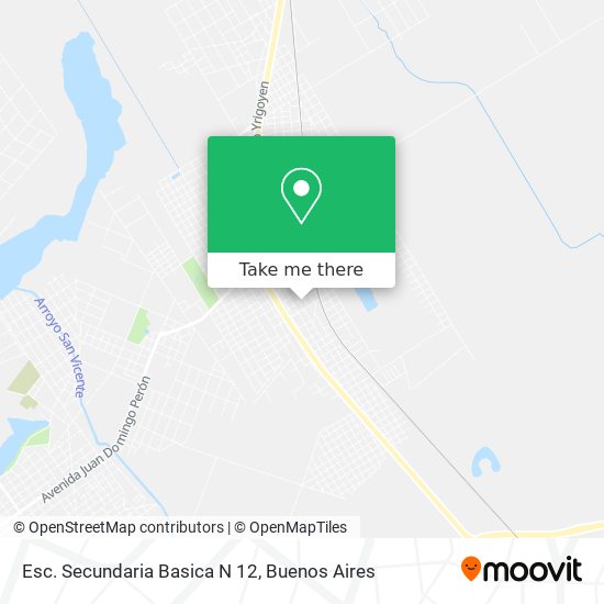 Esc. Secundaria Basica N 12 map