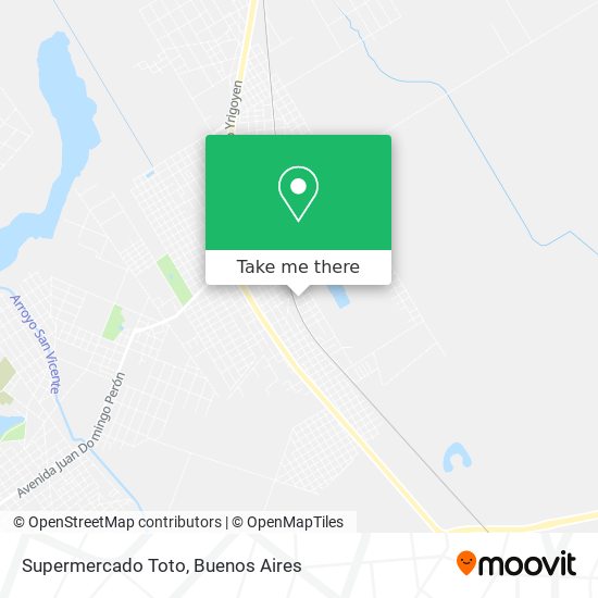 Supermercado Toto map