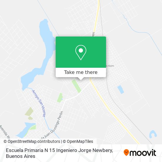 Mapa de Escuela Primaria N 15 Ingeniero Jorge Newbery