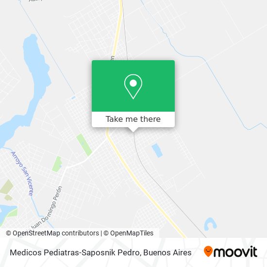 Medicos Pediatras-Saposnik Pedro map