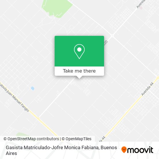 Gasista Matriculado-Jofre Monica Fabiana map