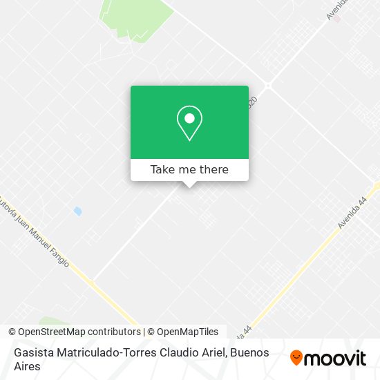 Mapa de Gasista Matriculado-Torres Claudio Ariel
